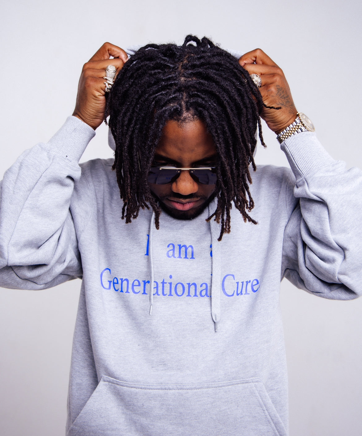 Grey Generational Cure Hoodie