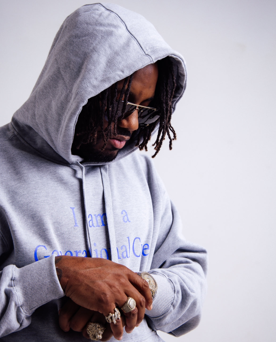 Grey Generational Cure Hoodie